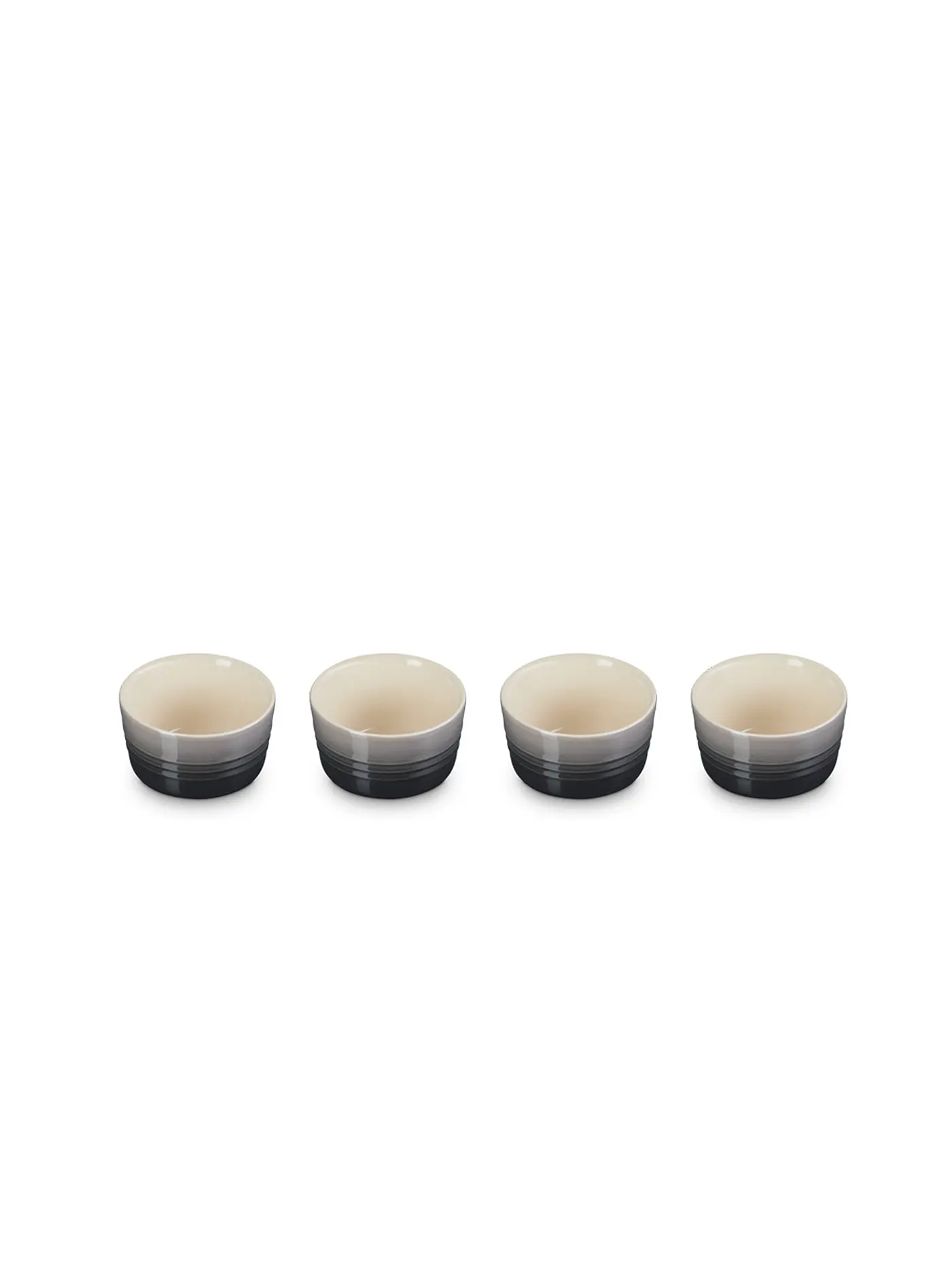 LE CREUSET | Mini Förmchen aus Steinzeug 4-er Set Flint | 